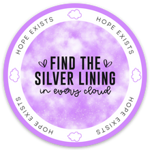 Load image into Gallery viewer, Find the Silver Lining Sticker
