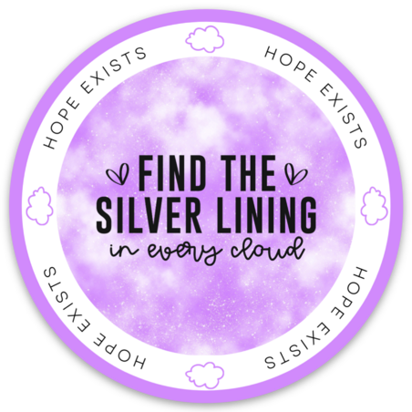 Find the Silver Lining Sticker