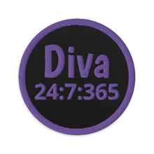 Load image into Gallery viewer, Diva 24:7:365 Embroidered Patch
