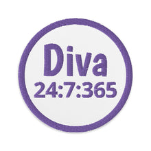 Load image into Gallery viewer, Diva 24:7:365 Embroidered Patch
