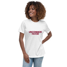Load image into Gallery viewer, Uncommon Favor (without basketballs) Women&#39;s Relaxed T-Shirt
