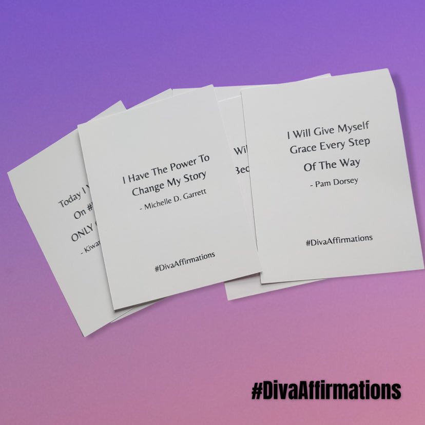 Diva Affirmations Card Set
