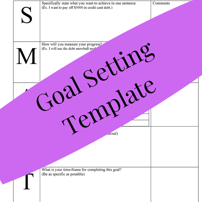 Goal Setting Template