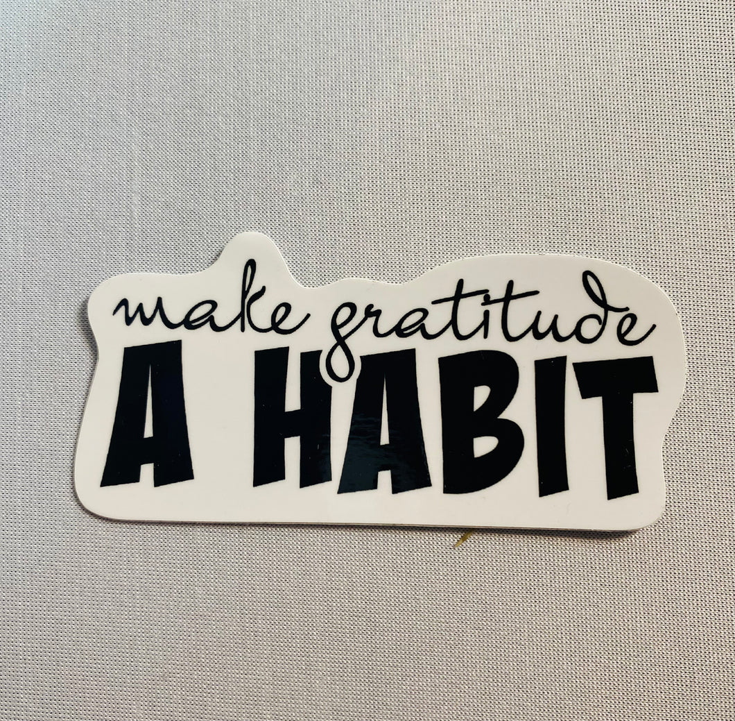 Make Gratitude a Happy Sticker